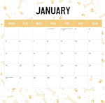 2026 Puppies Calendar alternate 2