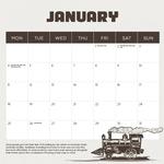 2027 Steam Trains Calendar alternate 2