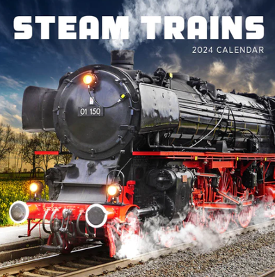 2024 Steam Trains Calendar cover