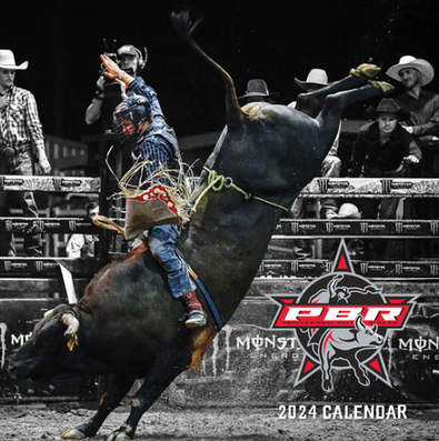 2024 PBR ( Professional Bull Riding) Calendar cover