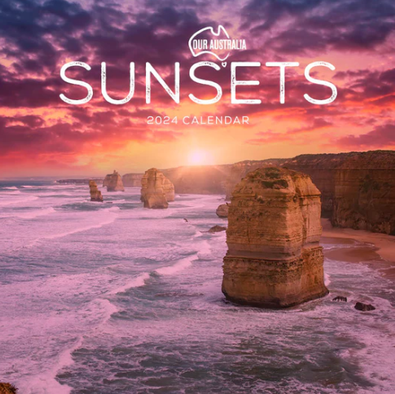 2024 Our Australia Sunsets Calendar cover
