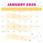 Unicorns 2020 Calendar alternate 1