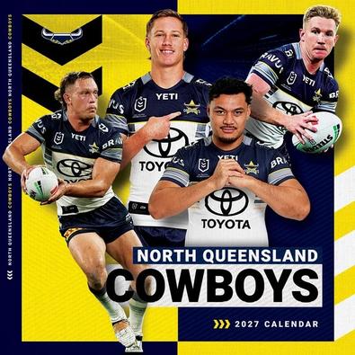 2027 NRL North Queensland Cowboys Calendar cover