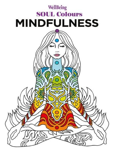 WellBeing Soul Colours-Mindfulness Colouring Book cover