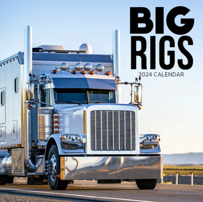 2024 Big Rigs Calendar cover