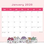 The world's most colourful neighbourhoods calendar alternate 1