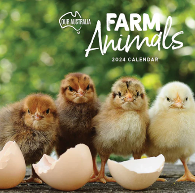 2024 Our Australia Farm Animals Calendar cover