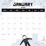 The Galaxy: Star trails & Constellations 2020 alternate 1