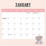 2027 Baby Animals Calendar alternate 2