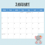 2026 Zoo Babies Calendar alternate 2