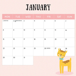 2024 Zoo Babies Calendar alternate 2
