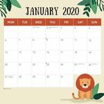 Zoo Babies 2020 Calendar alternate 1