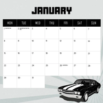 2024 Australian Muscle Cars Calendar alternate 2