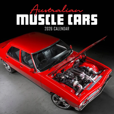 2026 Australian Muscle Cars Calendar cover