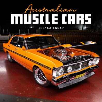 2027 Australian Muscle Cars Calendar cover