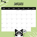 2026 Snappy Cat Calendar alternate 2
