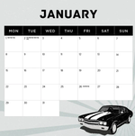 2024 Performance Fords Calendar alternate 2