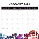 Wellbeing Birthstones 2020 Calendar alternate 1