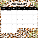 2024 Big Cats Tiny Hats Calendar alternate 2