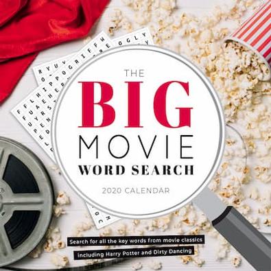 The Big Movie Word Search 2020 Calendar cover