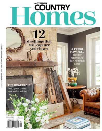 Australian Country Homes magazine cover