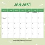 2027 Kittens Calendar alternate 2