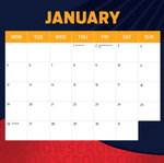 2026 AFL Adelaide Crows Calendar alternate 2