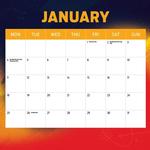 2027 AFL Adelaide Crows Calendar alternate 2