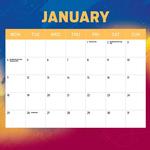 2027 AFL Brisbane Lions Calendar alternate 2