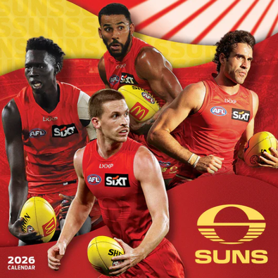 2026 AFL Gold Coast Suns Calendar cover