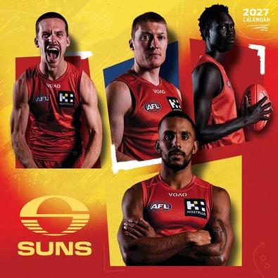 2027 AFL Gold Coast Suns Calendar cover