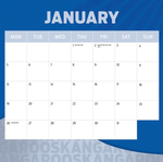 2026 AFL North Melbourne Kangaroos Calendar alternate 2