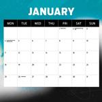 2027 AFL Port Adelaide Power Calendar alternate 2