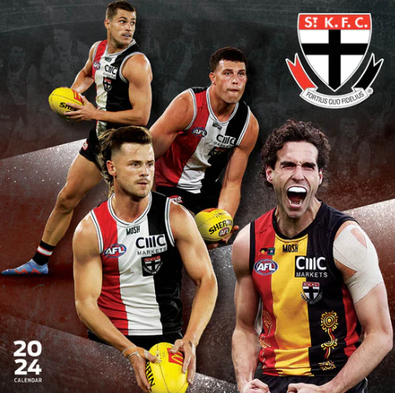 2024 AFL St Kilda Saints Calendar cover