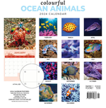 2024 Colourful Ocean Animals Calendar alternate 3