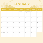 2026 Colourful Ocean Animals Calendar alternate 2