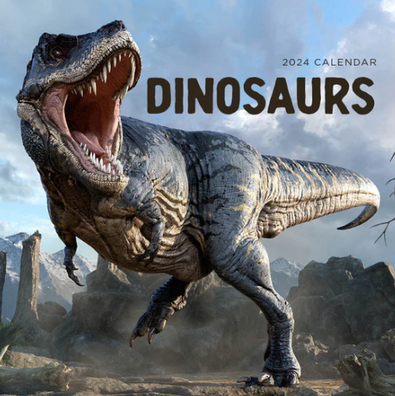 2024 Dinosaurs Calendar cover