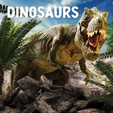2026 Dinosaurs Calendar cover