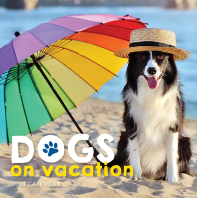 2024 Dogs on Vacation Calendar cover