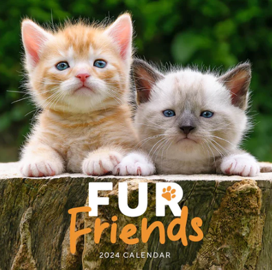 2024 Fur Friends Calendar cover