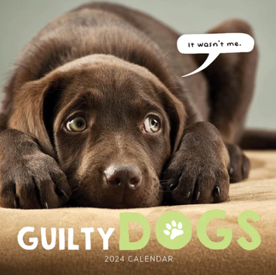 2024 Guilty Dogs Calendar cover