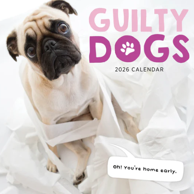2026 Guilty Dogs Calendar cover