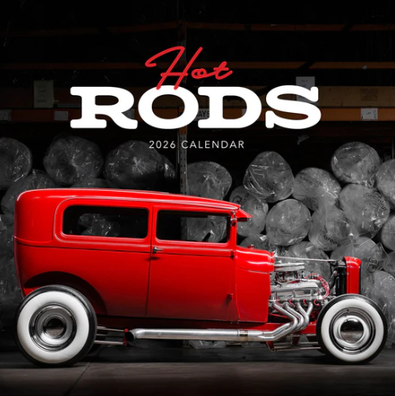 2026 Hot Rods Calendar cover