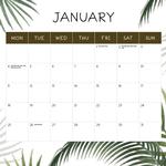 2027 Island Life Calendar alternate 2