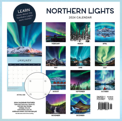2024 Northern Lights Calendar - isubscribe.com.au