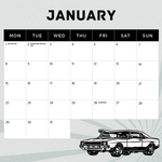 2024 Performance Commodores Calendar alternate 2