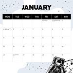 2027 The Milky Way Calendar alternate 2