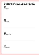 2027 Wellbeing Inspirations Diary alternate 1