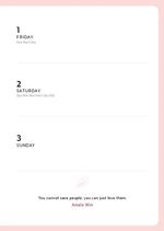 2027 Wellbeing Inspirations Diary alternate 2
