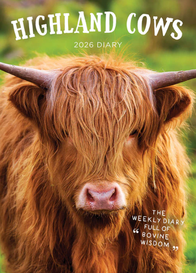 2026 Highland Cows Diary cover